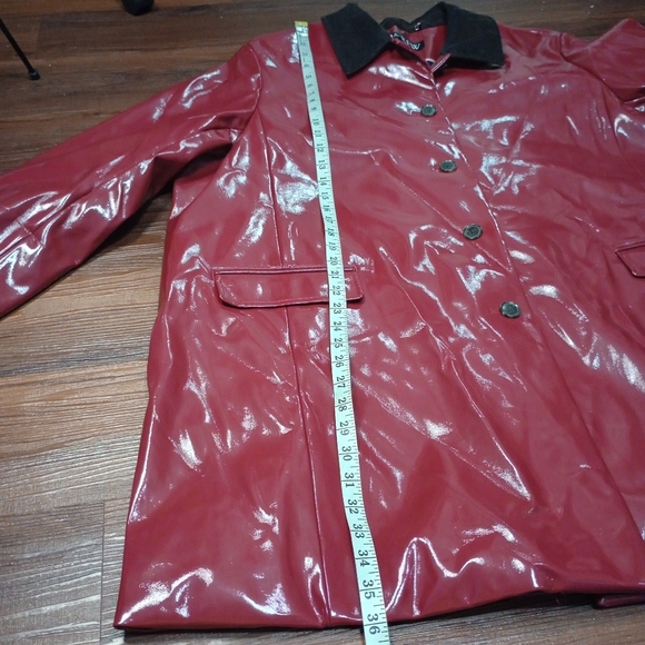 j. crew Collection Barn Jacket in patent faux leather - Picture 9 of 9
